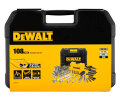 DeWalt Pipenøkkelsett 108 deler 1/4" + 3/8"  